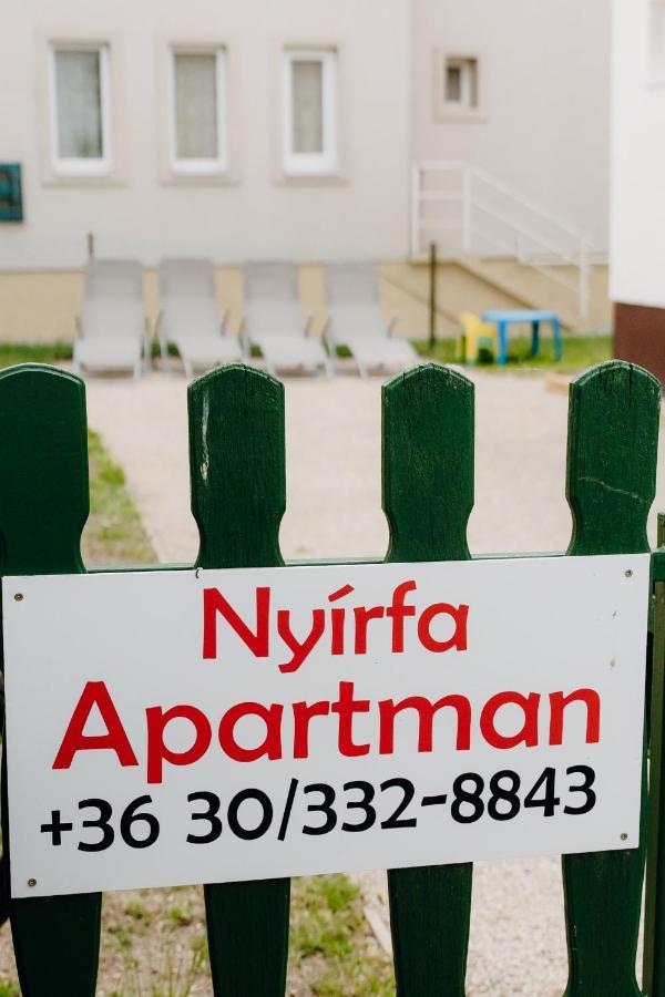 Nyirfa Apartman Вонярцвашхедь Экстерьер фото